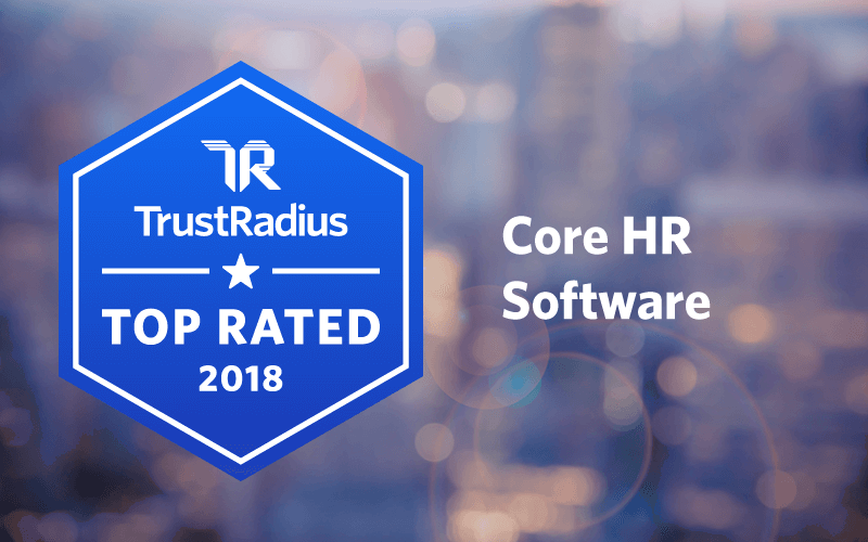 Top Rated Core HR Software Award