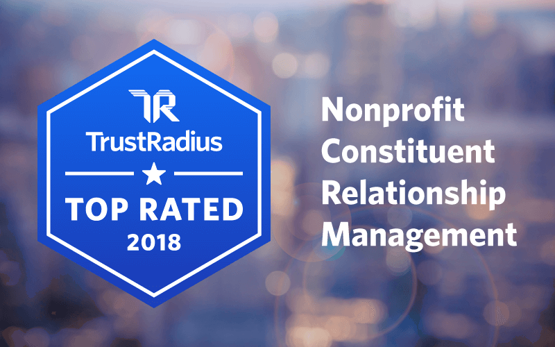 Nonprofit Constituent Relationship Management Software award