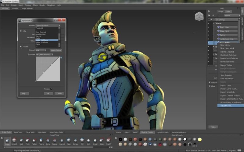 Screenshot from Autodesk. Free animation software concept.