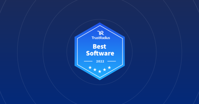 2022 TrustRadius Best Software Badge