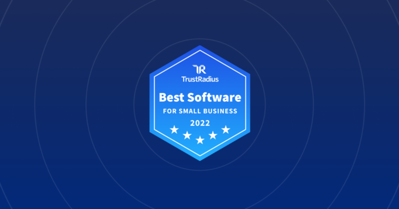 2022 Small Business Best Software Badge